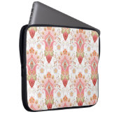 Blumenmantel mit Pisley und Ppe Laptopschutzhülle (Vorne Rechts)