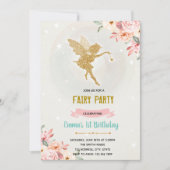 Blumenmärchen Einladung (Vorderseite)