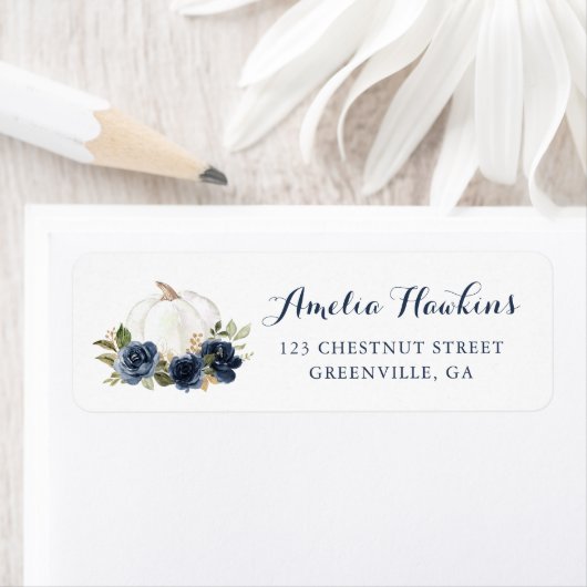 Blumenmarinade Blue Pumpkin Fall Rücksendeadresse (Insitu)