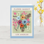 Blumenmarkt, Los Angeles, Karte (Gelbe Blume)