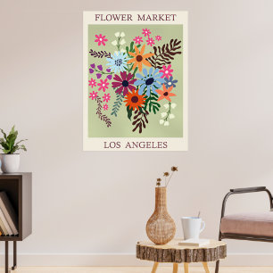 Blumenmarkt, Los Angeles, Poster