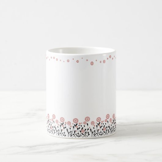 Blumenmaroon - Tasse (Mittel)