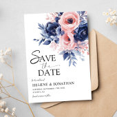 Blumenmarsch Blush Pink Boho Elegante Hochzeit Save The Date