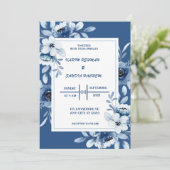 Blumenmarsch Einladung (Stehend Vorderseite)