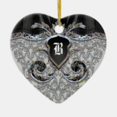 Blumenmaske Viktorianisch Keramikornament (Vorne)