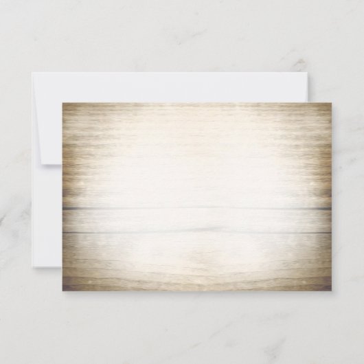 Blumenmason jar Hochzeit RSVP Karten (Rückseite)