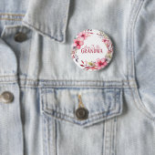 Blumenmassage Großmutter als Baby-Dusche Button (Beispiel)