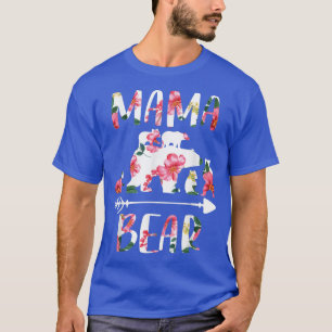 Blumenmatching Family Outfits, Funny Mama Bear Fi T-Shirt