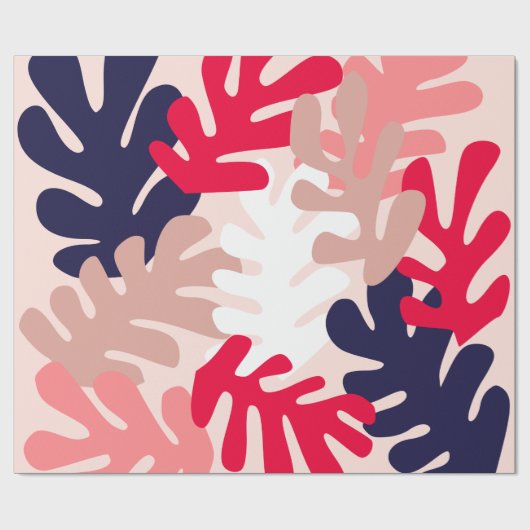 Blumenmatiswrapping Geschenkpapier (Flach)