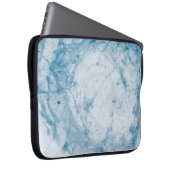 Blumenmatratze blau-weiß laptopschutzhülle (Vorne Rechts)