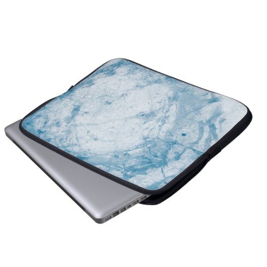 Blumenmatratze blau-weiß laptopschutzhülle (Vorne Knopf)