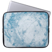 Blumenmatratze blau-weiß laptopschutzhülle (Vorderseite)