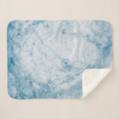 Blumenmatratze blau-weiß sherpadecke (Vorderseite (Horizontal))