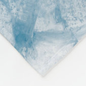 Blumenmatratze in Blau und Weiß Fleecedecke (Ecke)