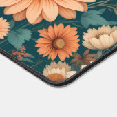 Blumenmatte, Abstrakte botanische Mousepad, Emer Schreibtischunterlage (Ecke)