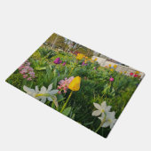 Blumenmatte Fußmatte (Schrägansicht)