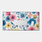 Blumenmatte Schreibtischunterlage (Tastatur & Maus)