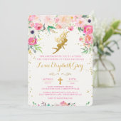 Blumenmaus Einladung zum Festmachen (Stehend Vorderseite)