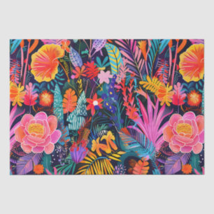 Blumenmaximalismus Blume Seidenpapier