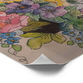 Blumenmedley Poster (Ecke)