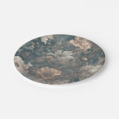 Blumenmeer Pappteller (Schrägansicht)