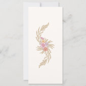 Blumenmenü für Herbst-Wildblumen (Rückseite)