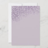 Blumenmenüs Glitzern zum Hochzeitsmenü1 Mauve ID88 (Rückseite)