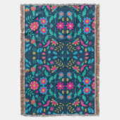 Blumenmexikanisch Decke (Vorderseite Vertikal)