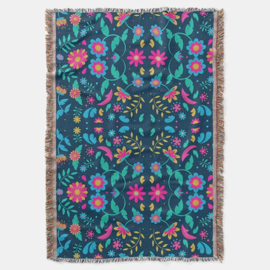 Blumenmexikanisch Decke (Vorderseite Vertikal)