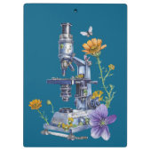 Blumenmikroskop Klemmbrett (Rückseite)