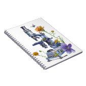 Blumenmikroskop Notizblock (Rechte Seite)