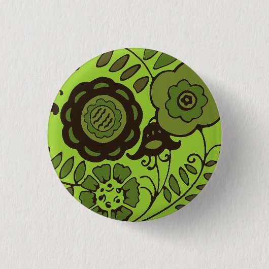 Blumenminze Button (Vorderseite)
