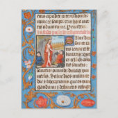 Blumenmittelalterliche Christliche Auferstehung Os Feiertagspostkarte (Vorderseite)