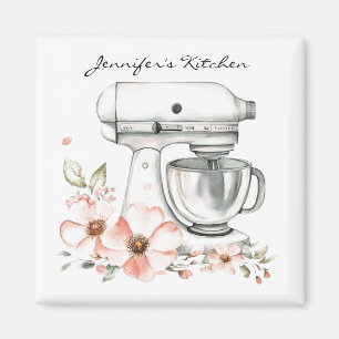 Blumenmixer Küchenmagnet im Vintage-Stil Magnet