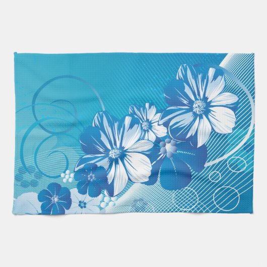 Blumenmode 10 Küchentücher (Horizontal)