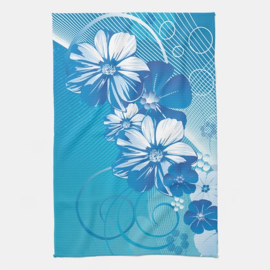 Blumenmode 10 Küchentücher (Vertikal)