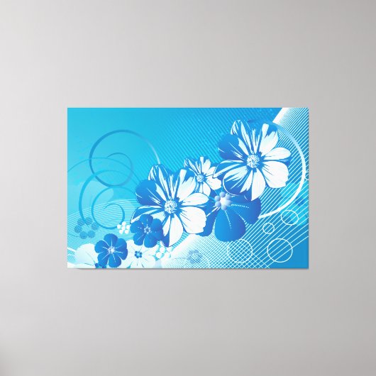 Blumenmode 10 überzogene Canvas Leinwanddruck (Vorderseite)