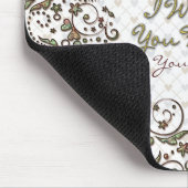 Blumenmode 11 Mousepad (Ecke)