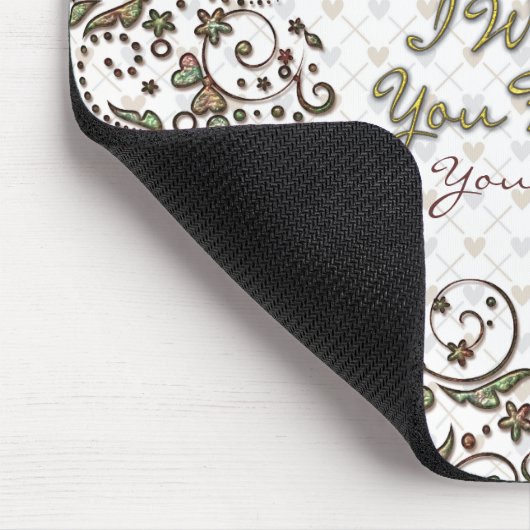 Blumenmode 11 Mousepad (Ecke)
