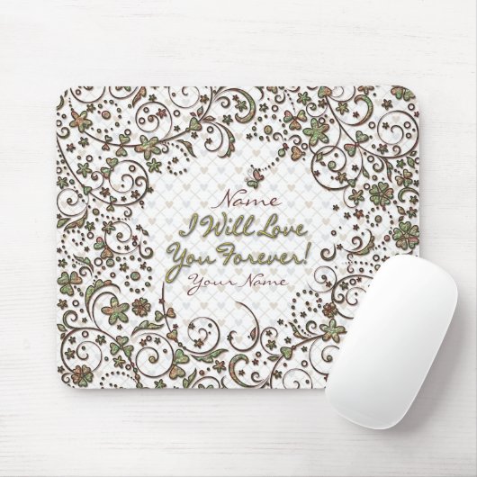 Blumenmode 11 Mousepad (Mit Mouse)