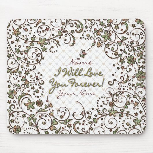 Blumenmode 11 Mousepad (Vorne)