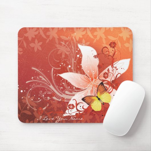 Blumenmode 11 Mousepad (Mit Mouse)