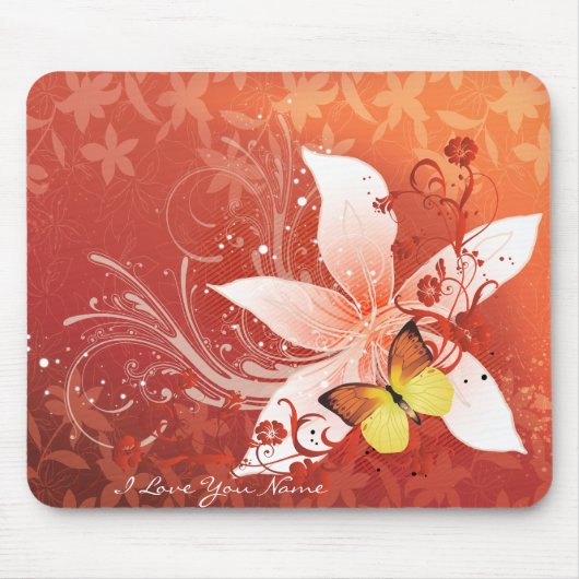 Blumenmode 11 Mousepad (Vorne)