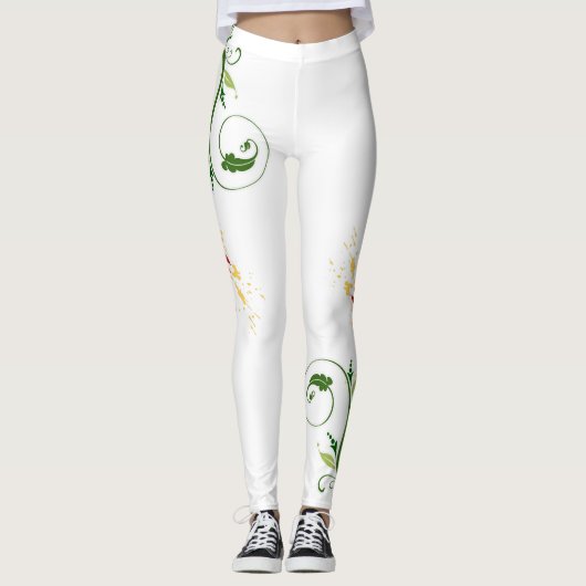 Blumenmode 1 leggings (Vorderseite)