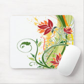 Blumenmode 1 Mousepad (Mit Mouse)