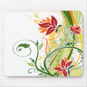 Blumenmode 1 Mousepad (Vorne)