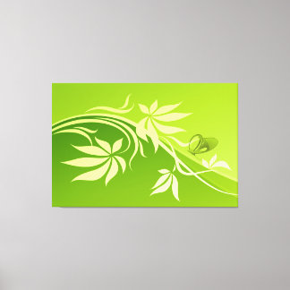 Blumenmode 4 überzogene Canvas Leinwanddruck