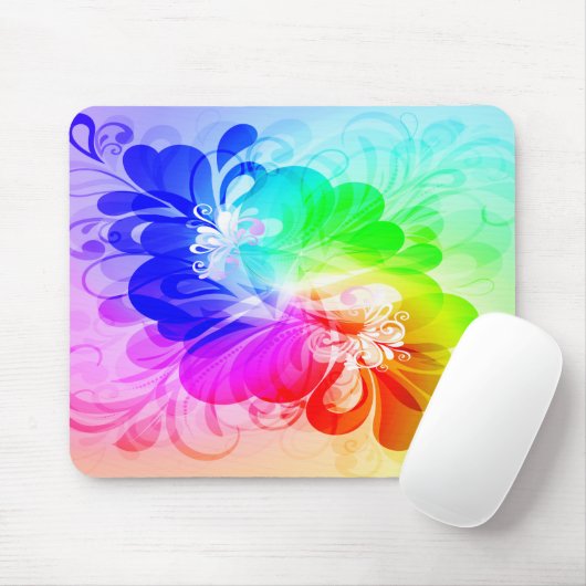 Blumenmode 5 Mousepad (Mit Mouse)