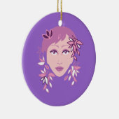 Blumenmode Keramik Ornament (Rechts)