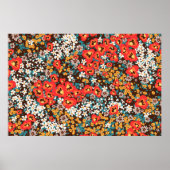 Blumenmodefeder, Sommerkleid Poster (Vorne)